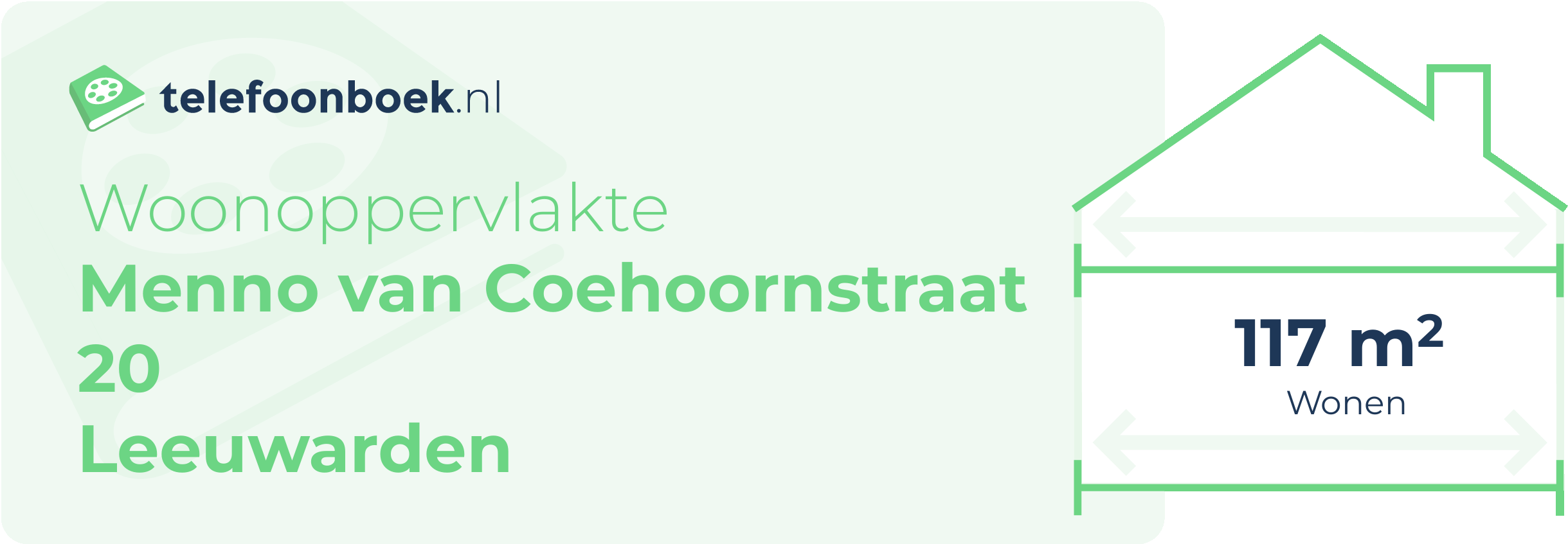 Woonoppervlakte Menno Van Coehoornstraat 20 Leeuwarden