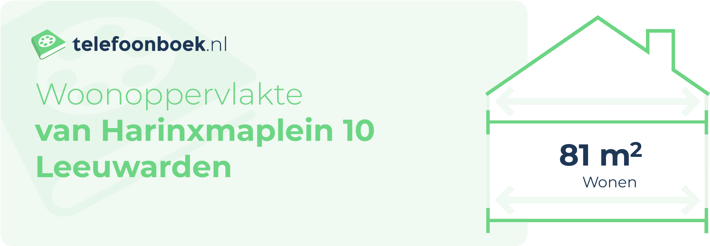 Woonoppervlakte Van Harinxmaplein 10 Leeuwarden