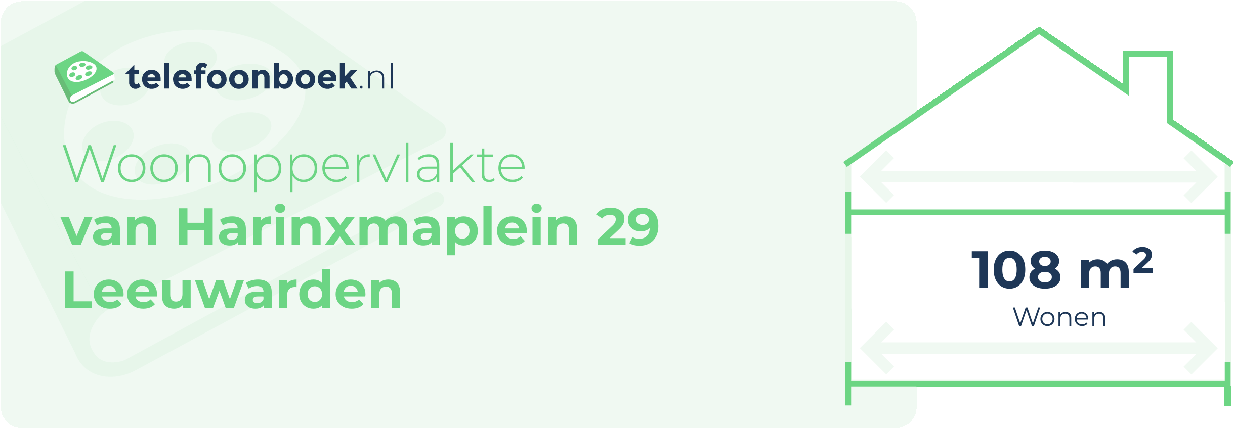 Woonoppervlakte Van Harinxmaplein 29 Leeuwarden