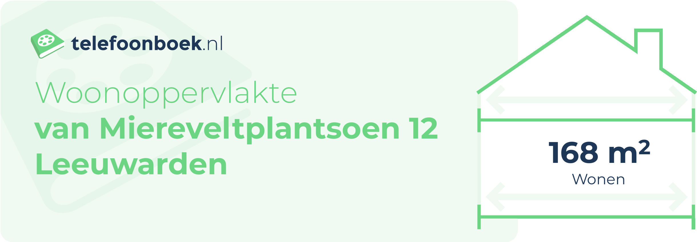 Woonoppervlakte Van Miereveltplantsoen 12 Leeuwarden