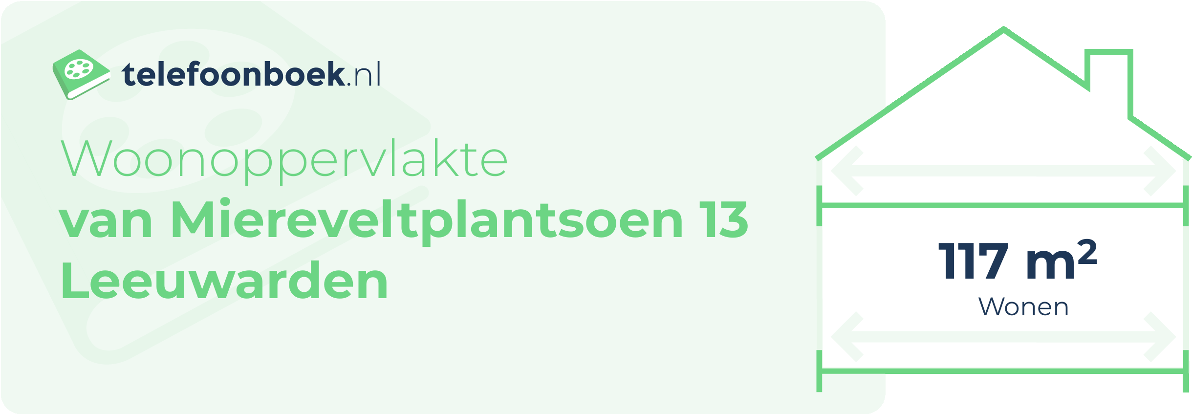 Woonoppervlakte Van Miereveltplantsoen 13 Leeuwarden