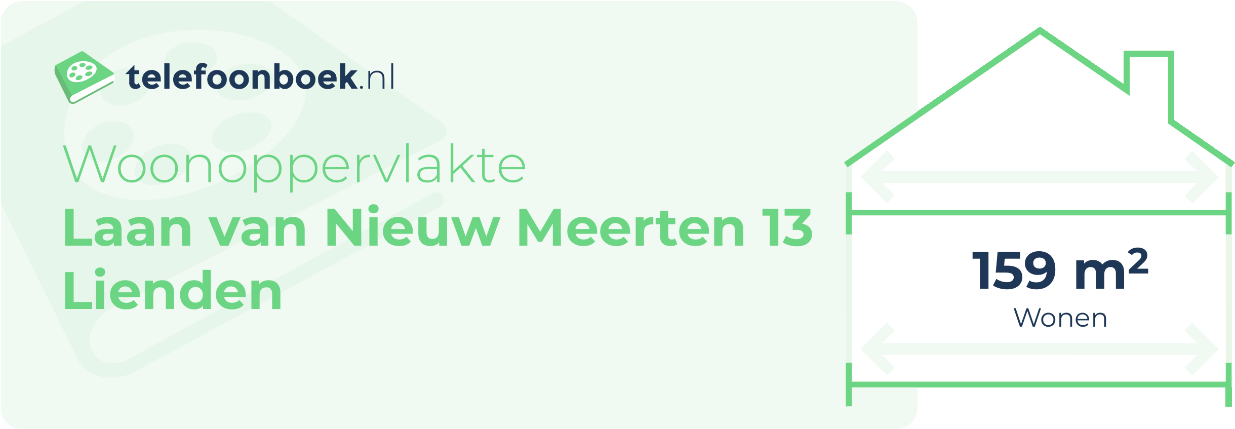 Woonoppervlakte Laan Van Nieuw Meerten 13 Lienden