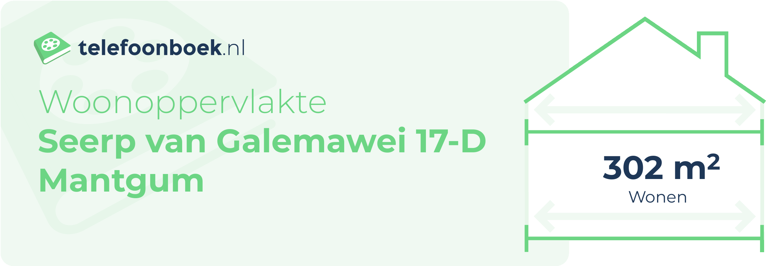 Woonoppervlakte Seerp Van Galemawei 17-D Mantgum