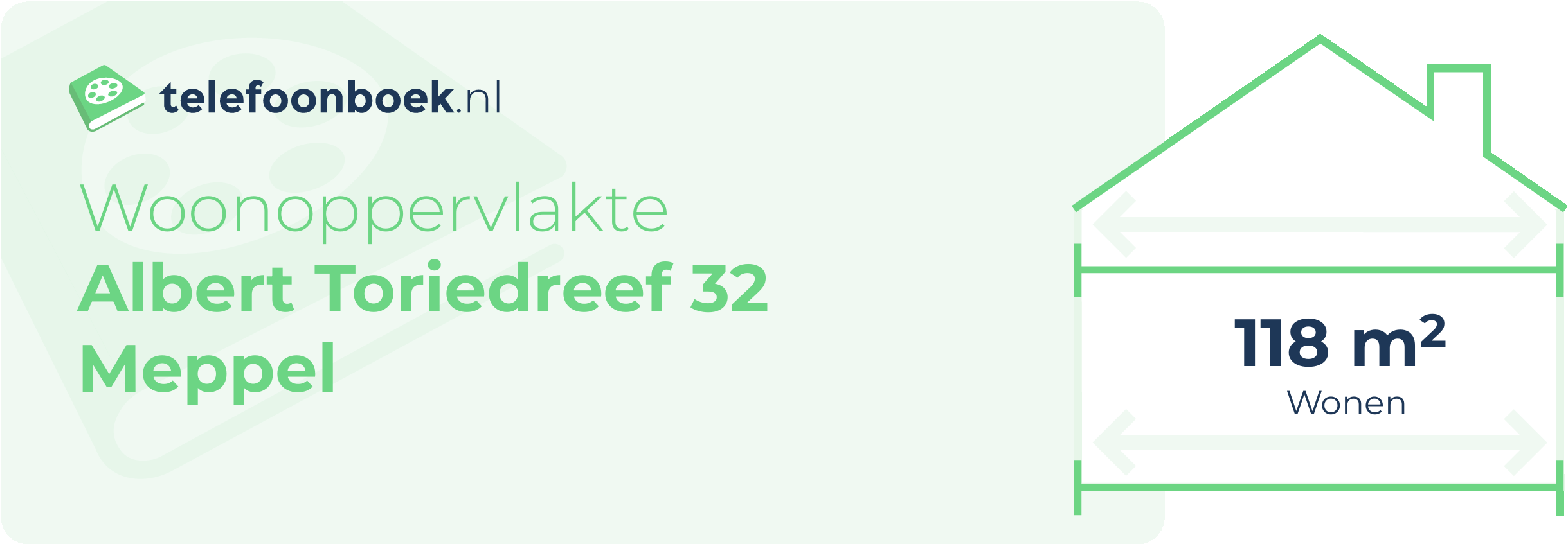 Woonoppervlakte Albert Toriedreef 32 Meppel