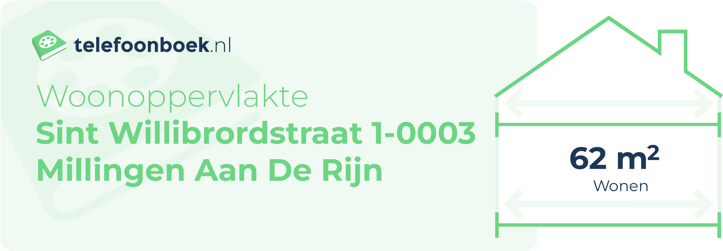 Woonoppervlakte Sint Willibrordstraat 1-0003 Millingen Aan De Rijn