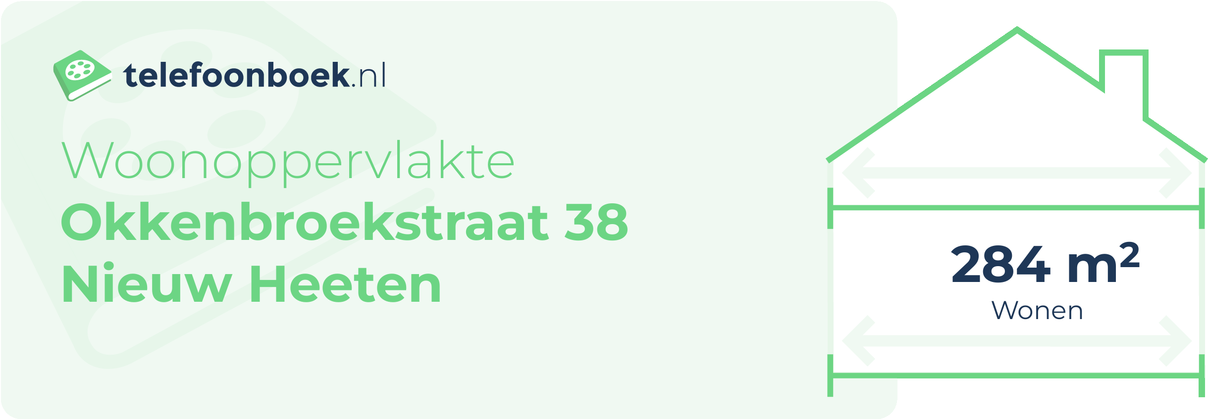 Woonoppervlakte Okkenbroekstraat 38 Nieuw Heeten