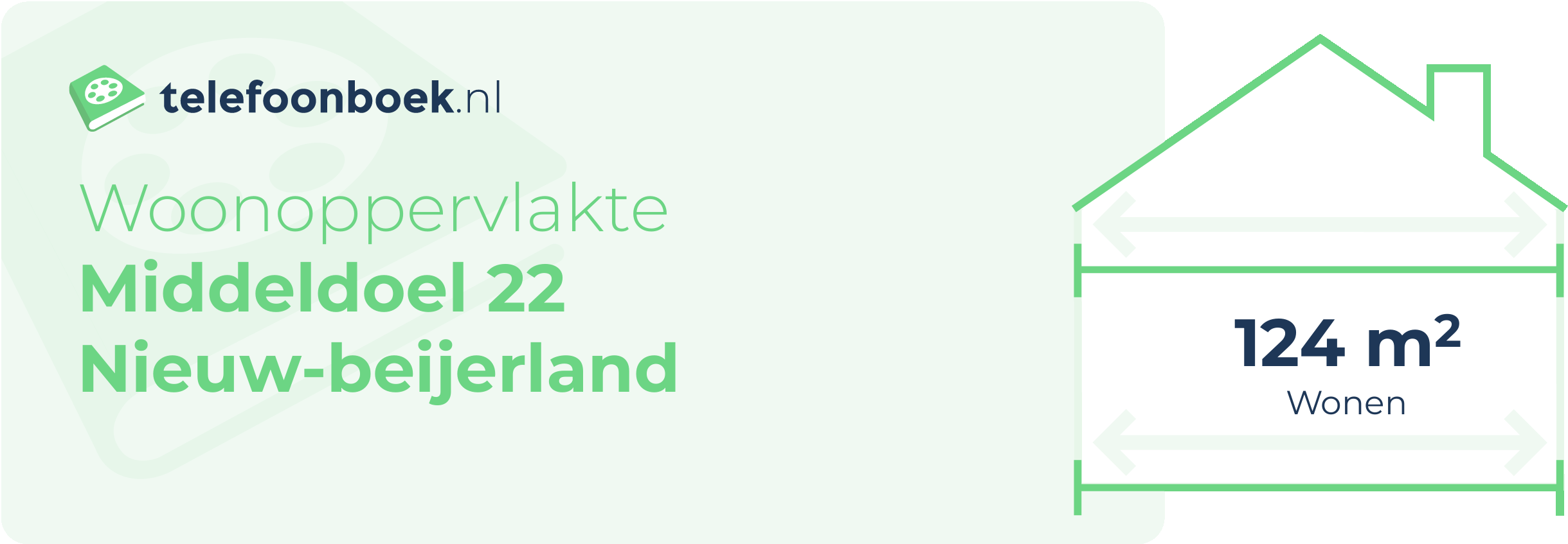 Woonoppervlakte Middeldoel 22 Nieuw-Beijerland