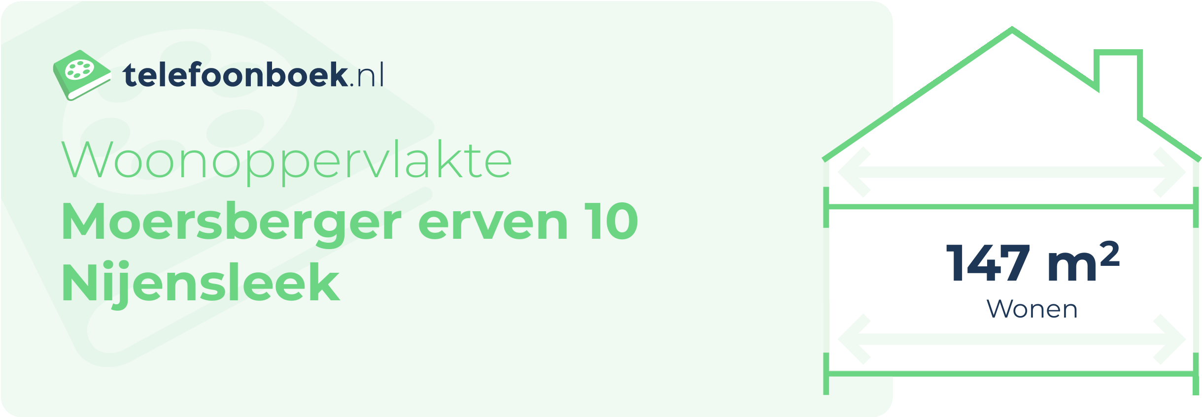 Woonoppervlakte Moersberger Erven 10 Nijensleek