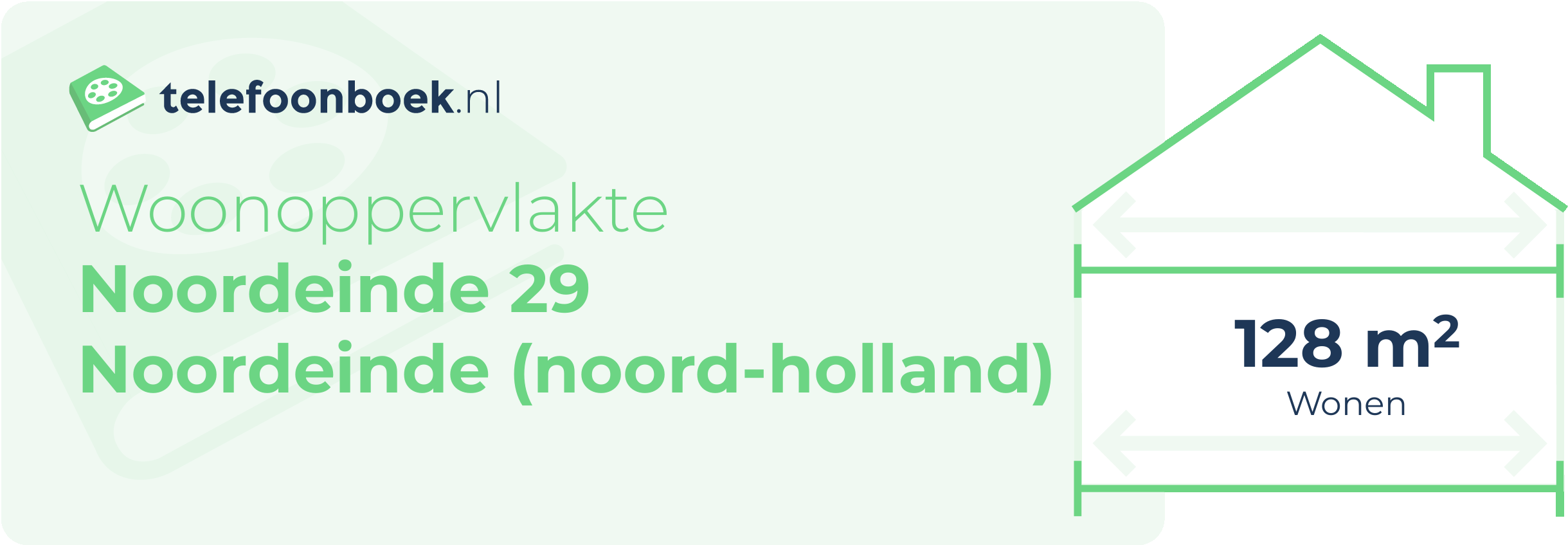 Woonoppervlakte Noordeinde 29 Noordeinde (Noord-Holland)