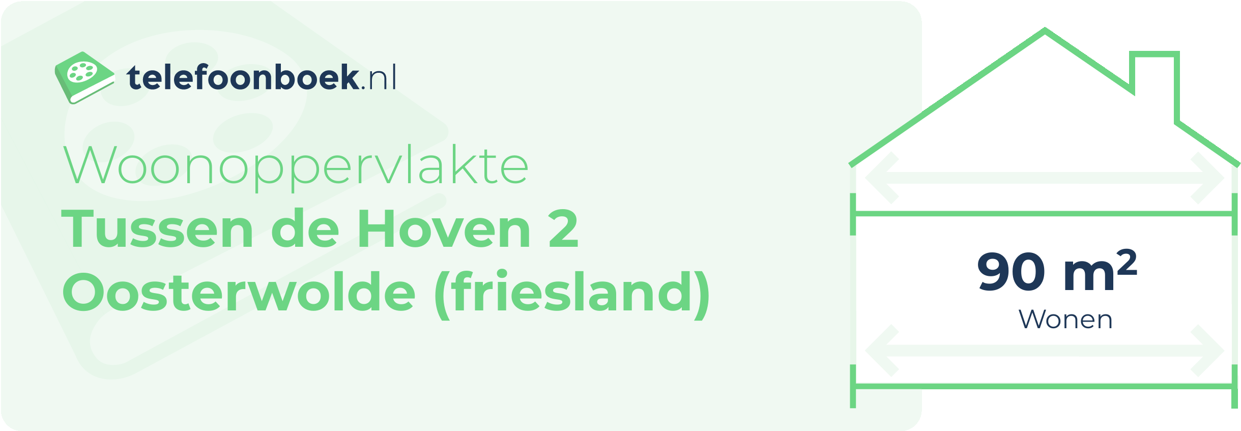 Woonoppervlakte Tussen De Hoven 2 Oosterwolde (Friesland)