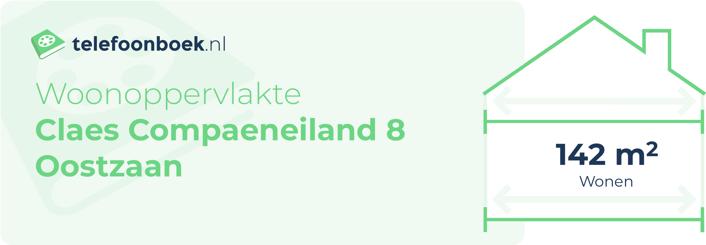 Woonoppervlakte Claes Compaeneiland 8 Oostzaan