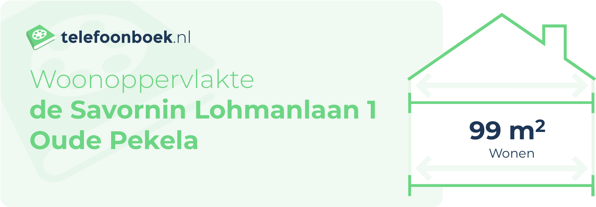 Woonoppervlakte De Savornin Lohmanlaan 1 Oude Pekela