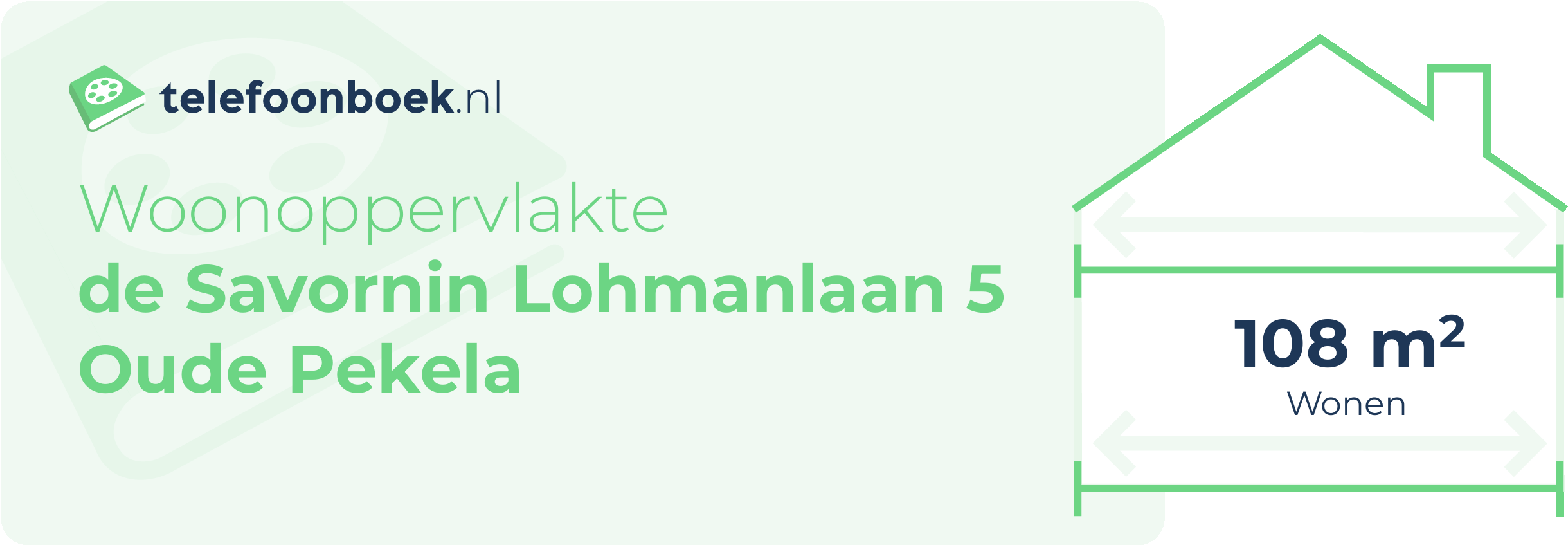 Woonoppervlakte De Savornin Lohmanlaan 5 Oude Pekela