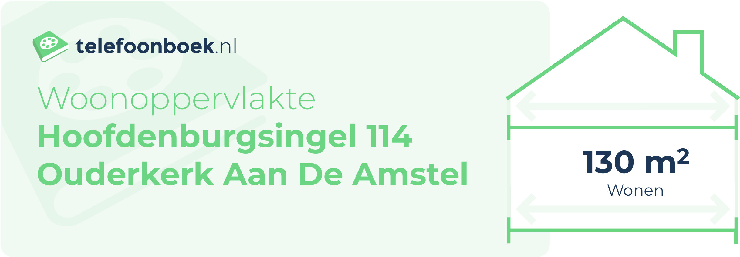 Woonoppervlakte Hoofdenburgsingel 114 Ouderkerk Aan De Amstel