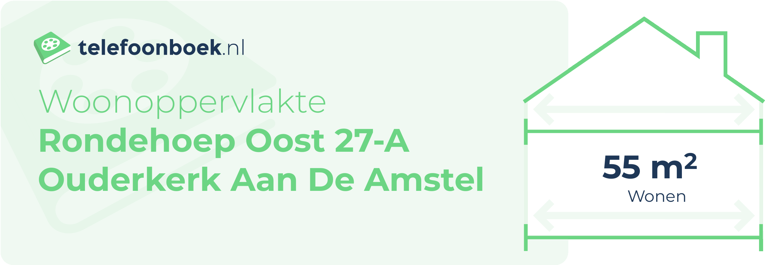 Woonoppervlakte Rondehoep Oost 27-A Ouderkerk Aan De Amstel