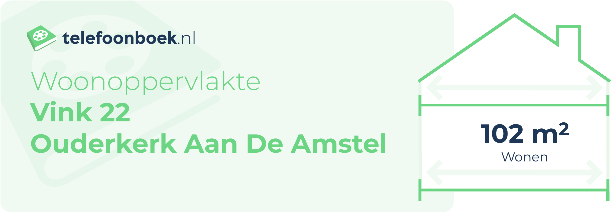 Woonoppervlakte Vink 22 Ouderkerk Aan De Amstel