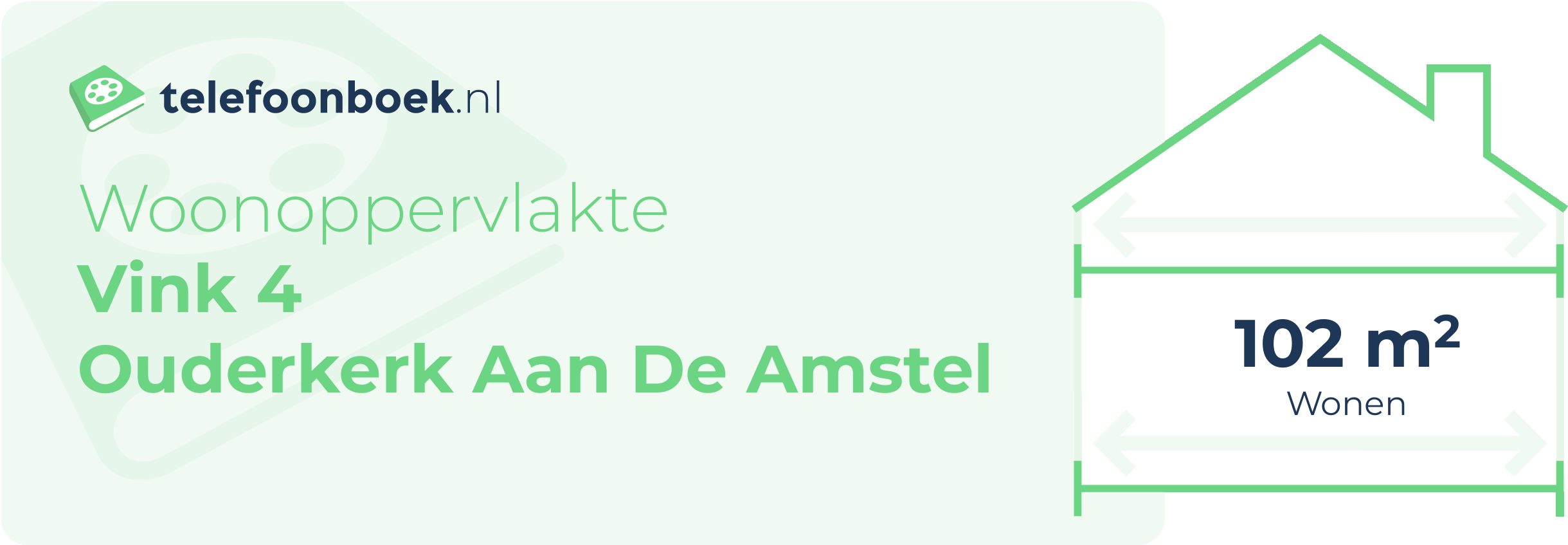 Woonoppervlakte Vink 4 Ouderkerk Aan De Amstel