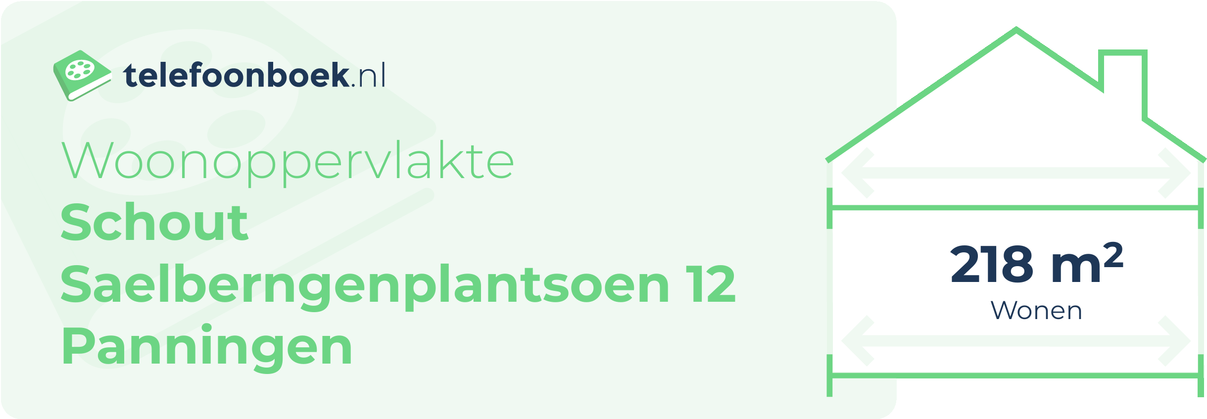 Woonoppervlakte Schout Saelberngenplantsoen 12 Panningen