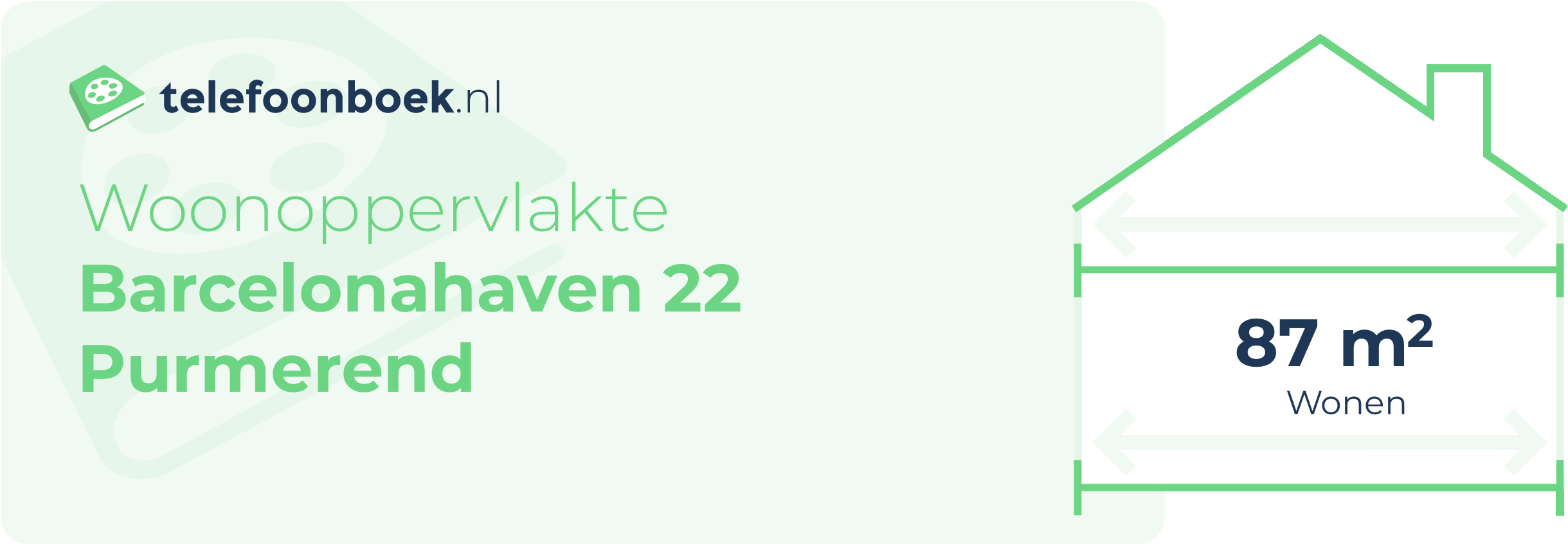 Woonoppervlakte Barcelonahaven 22 Purmerend