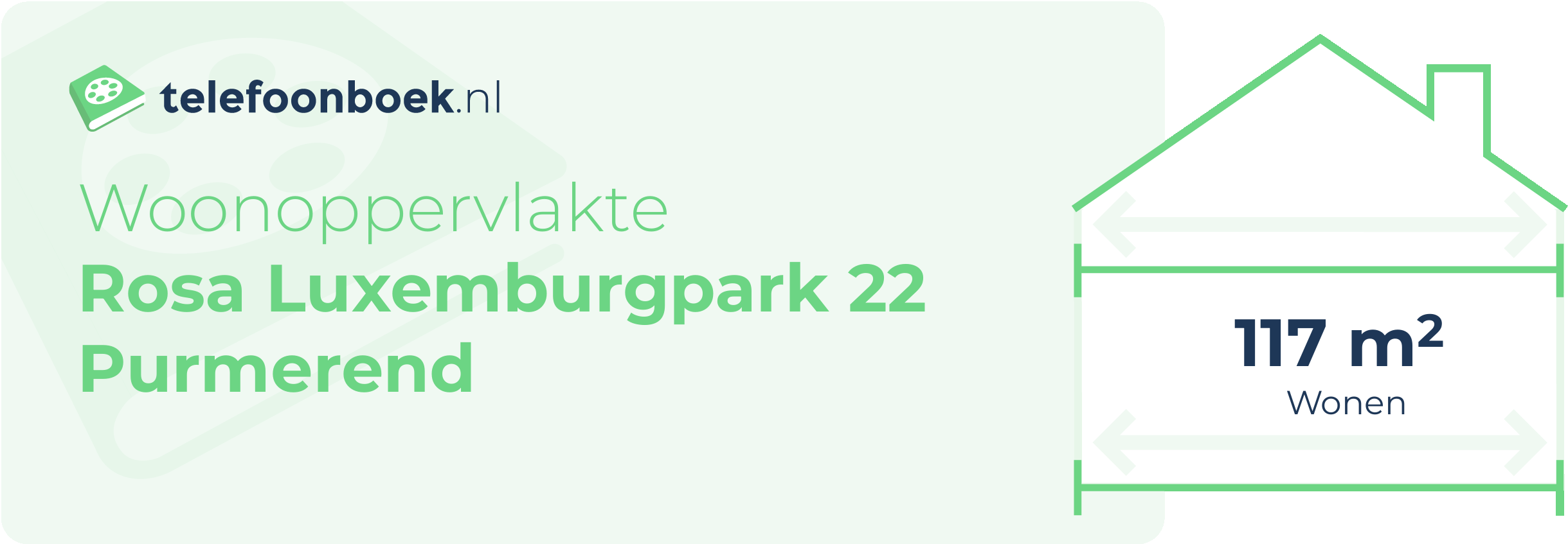 Woonoppervlakte Rosa Luxemburgpark 22 Purmerend