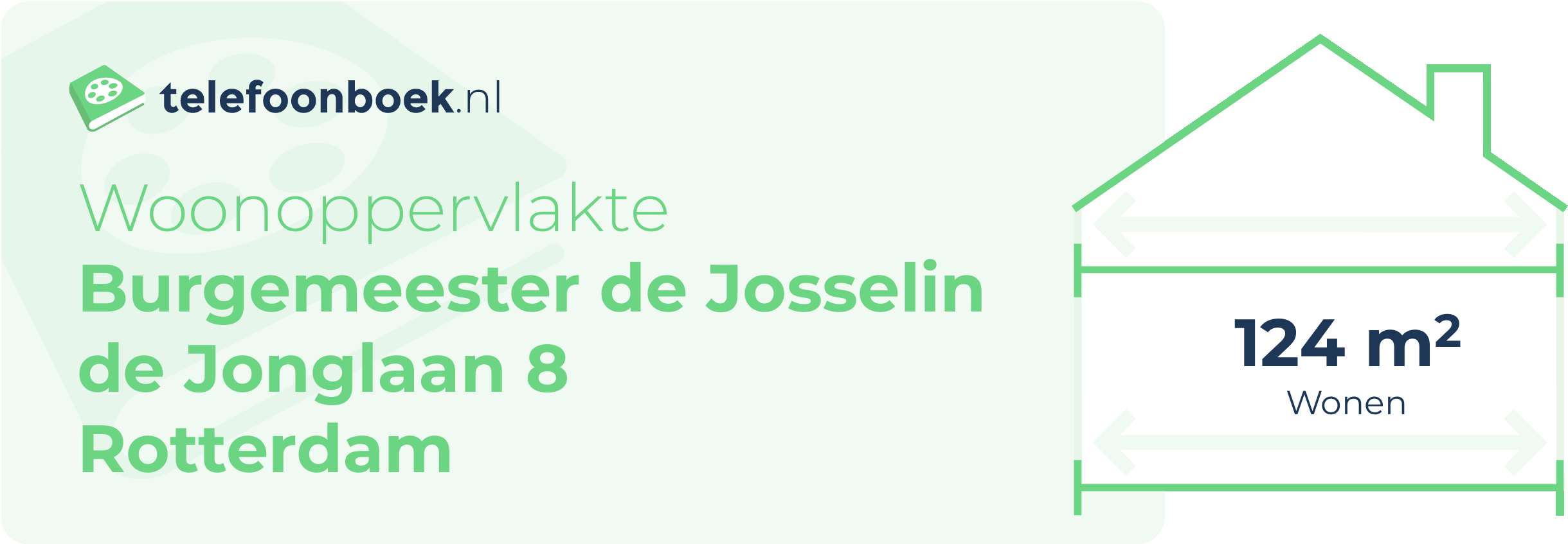 Woonoppervlakte Burgemeester De Josselin De Jonglaan 8 Rotterdam