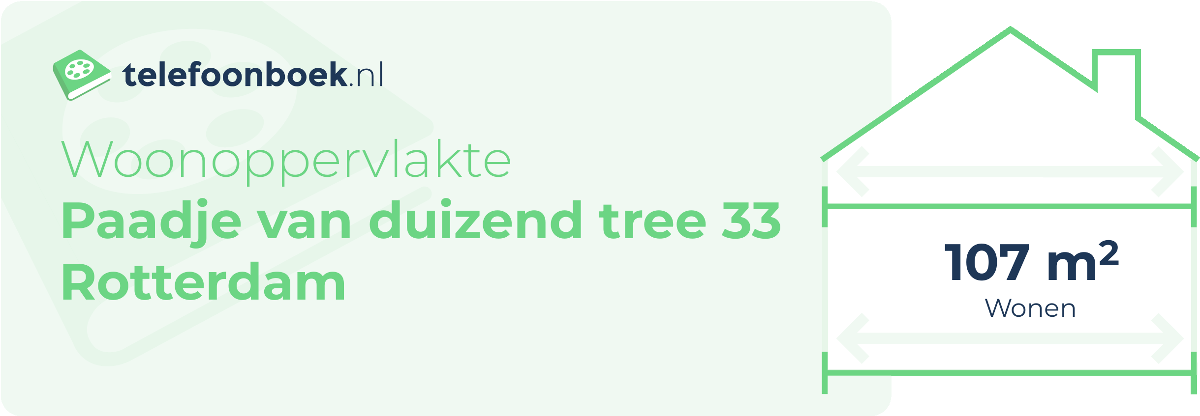 Woonoppervlakte Paadje Van Duizend Tree 33 Rotterdam