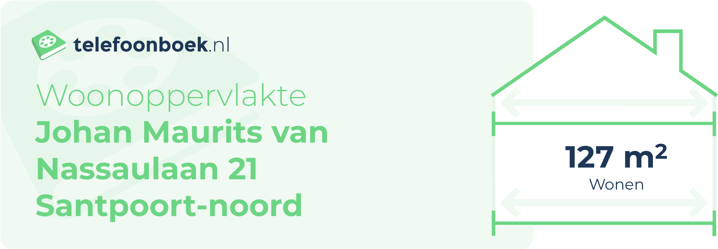 Woonoppervlakte Johan Maurits Van Nassaulaan 21 Santpoort-Noord