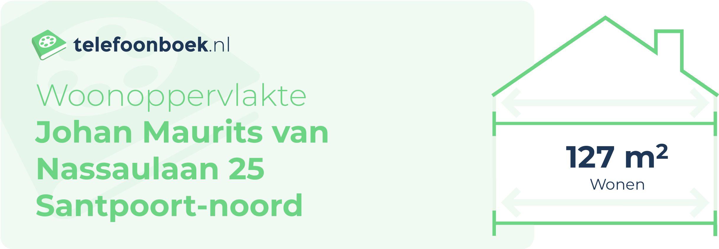 Woonoppervlakte Johan Maurits Van Nassaulaan 25 Santpoort-Noord