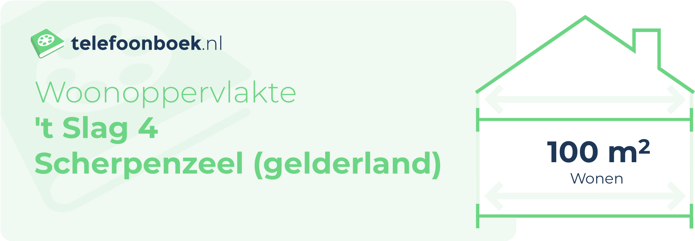 Woonoppervlakte 't Slag 4 Scherpenzeel (Gelderland)