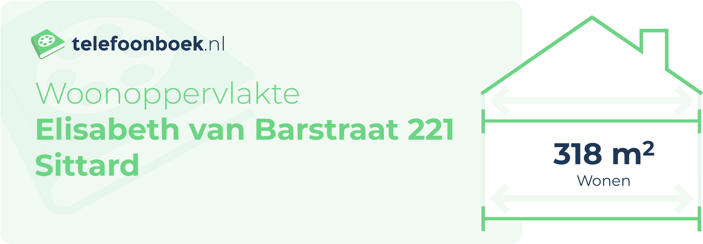 Woonoppervlakte Elisabeth Van Barstraat 221 Sittard