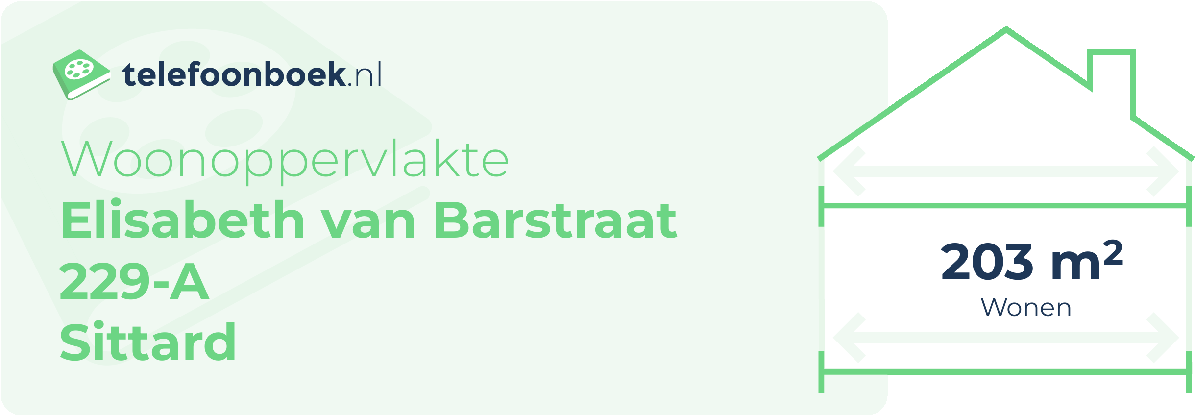 Woonoppervlakte Elisabeth Van Barstraat 229-A Sittard