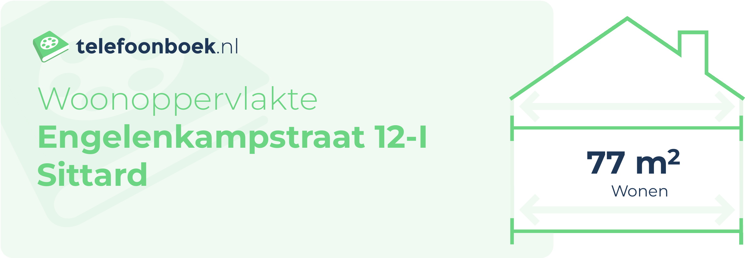 Woonoppervlakte Engelenkampstraat 12-I Sittard