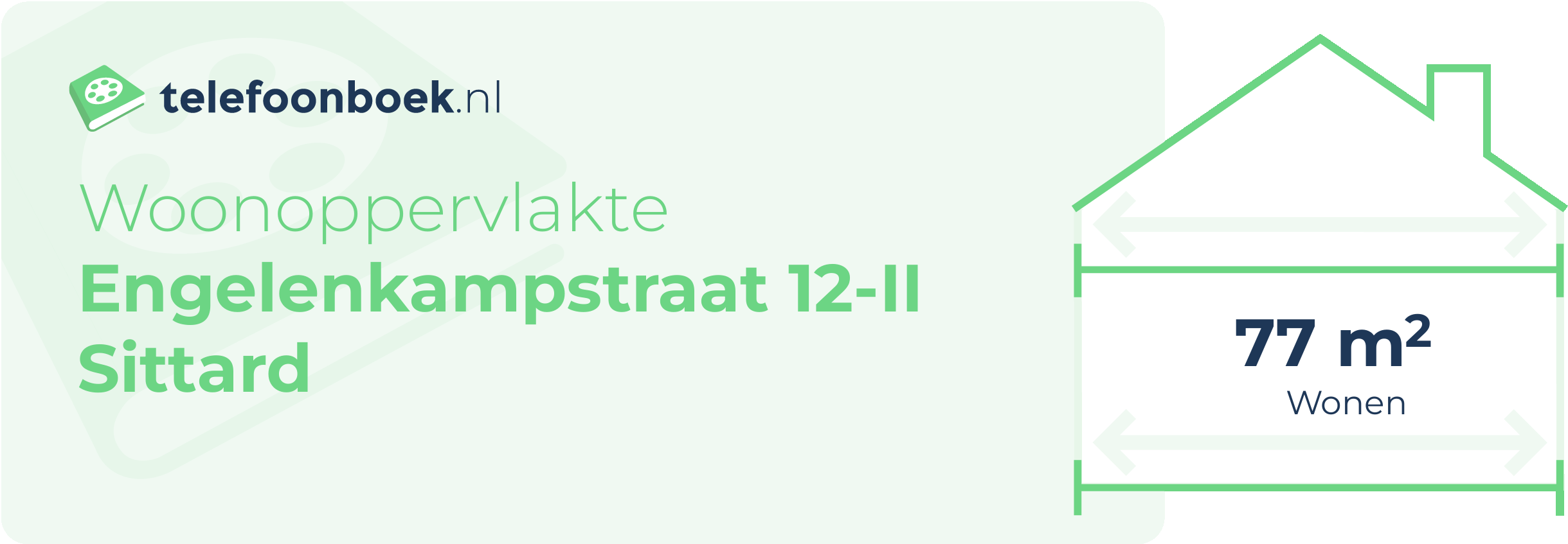 Woonoppervlakte Engelenkampstraat 12-II Sittard