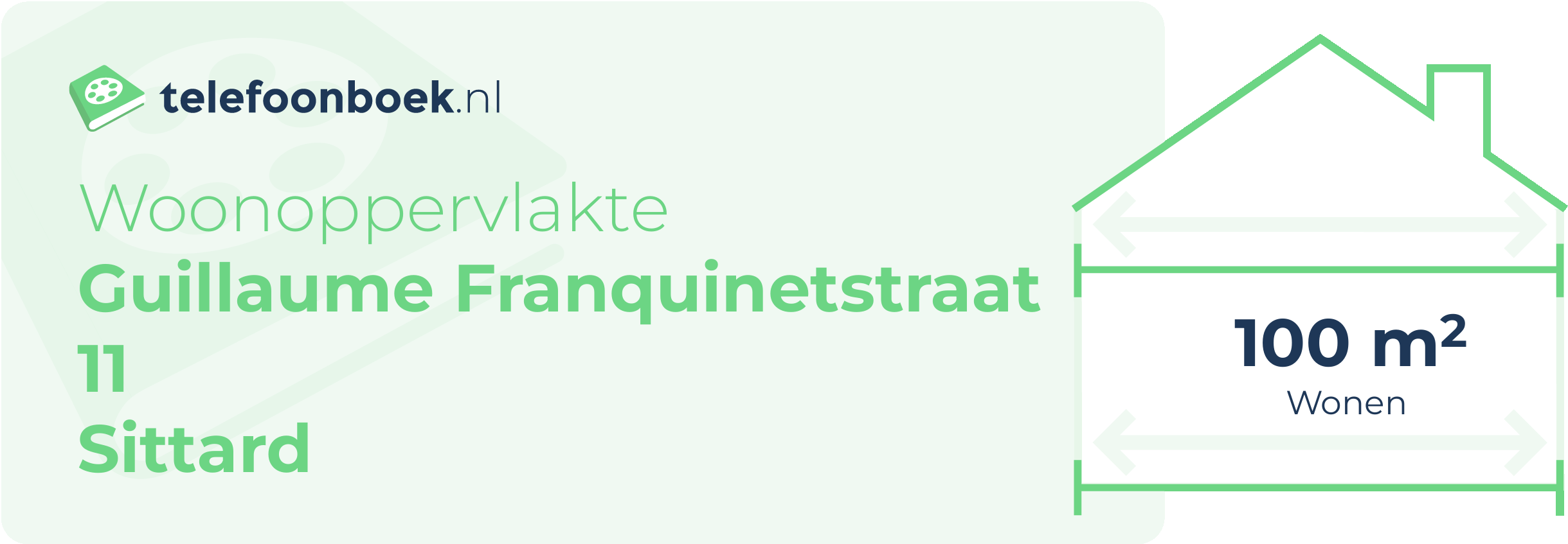 Woonoppervlakte Guillaume Franquinetstraat 11 Sittard