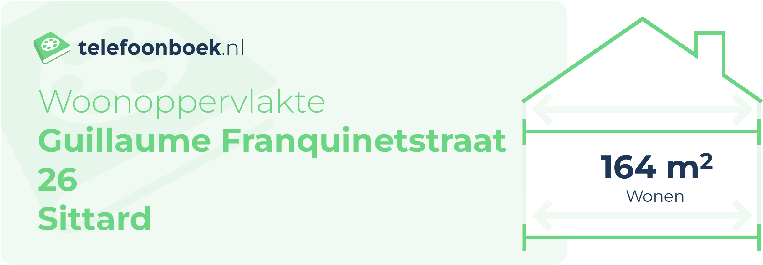 Woonoppervlakte Guillaume Franquinetstraat 26 Sittard