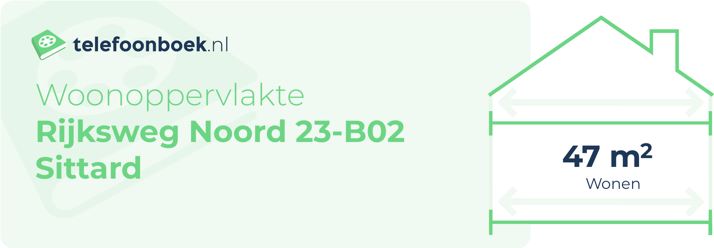 Woonoppervlakte Rijksweg Noord 23-B02 Sittard