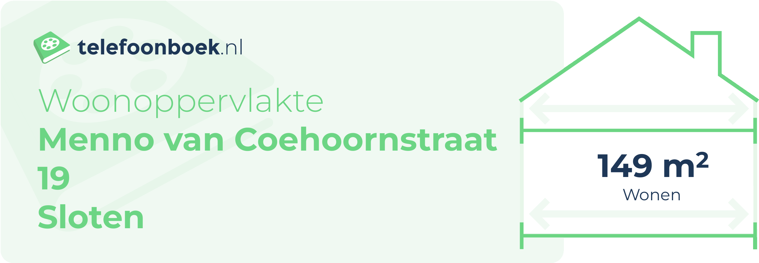 Woonoppervlakte Menno Van Coehoornstraat 19 Sloten