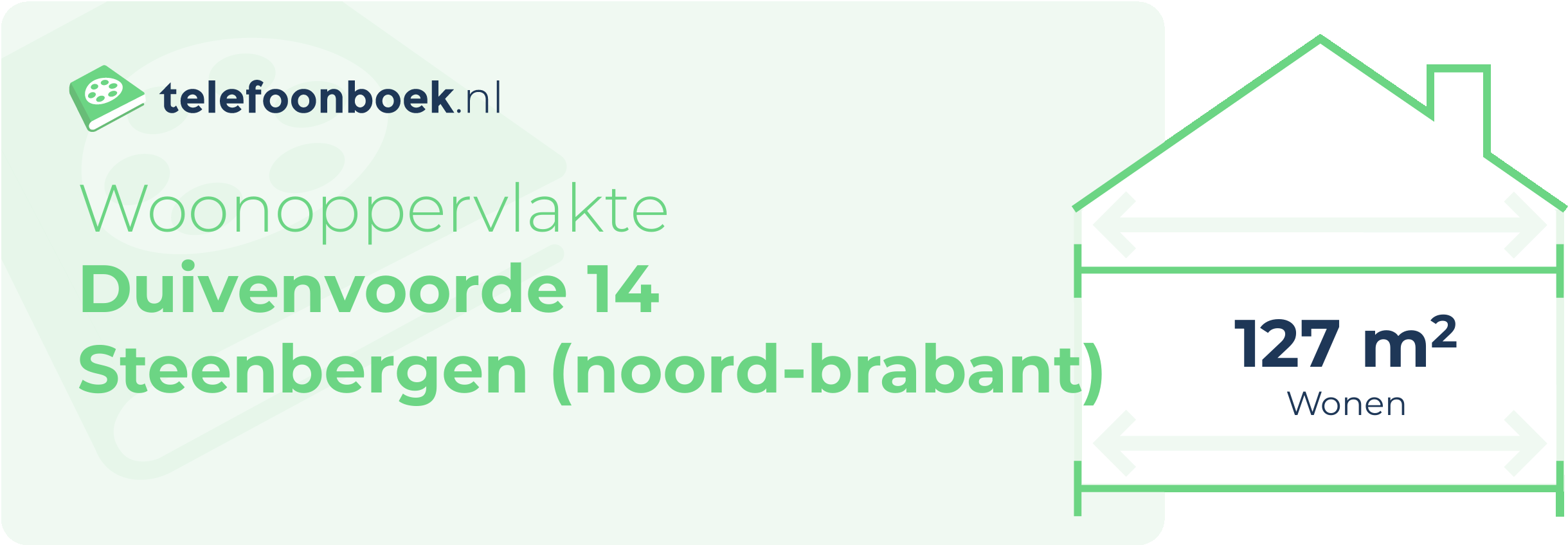 Woonoppervlakte Duivenvoorde 14 Steenbergen (Noord-Brabant)