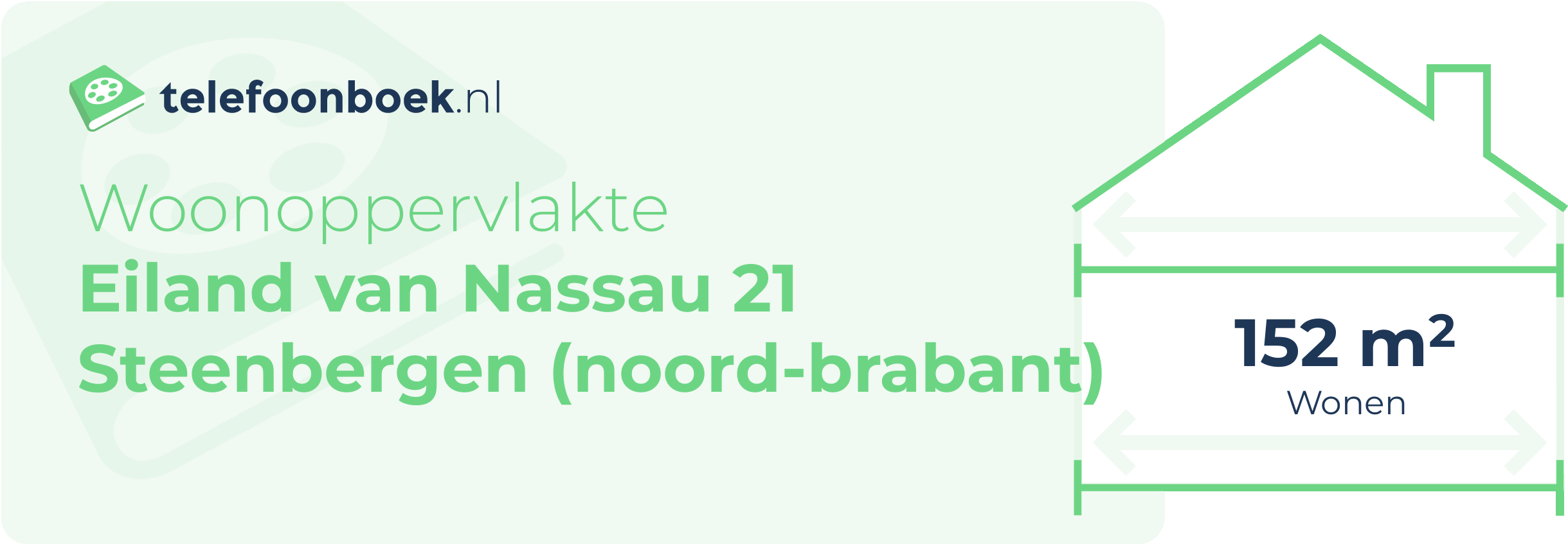 Woonoppervlakte Eiland Van Nassau 21 Steenbergen (Noord-Brabant)