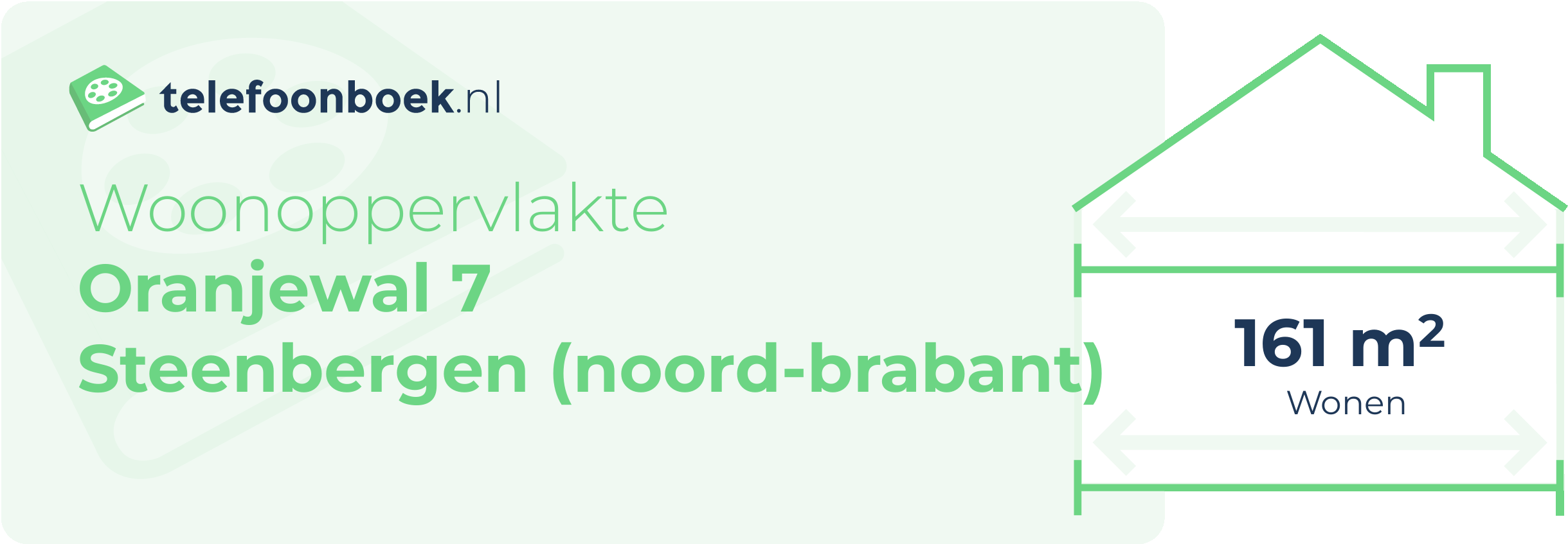 Woonoppervlakte Oranjewal 7 Steenbergen (Noord-Brabant)