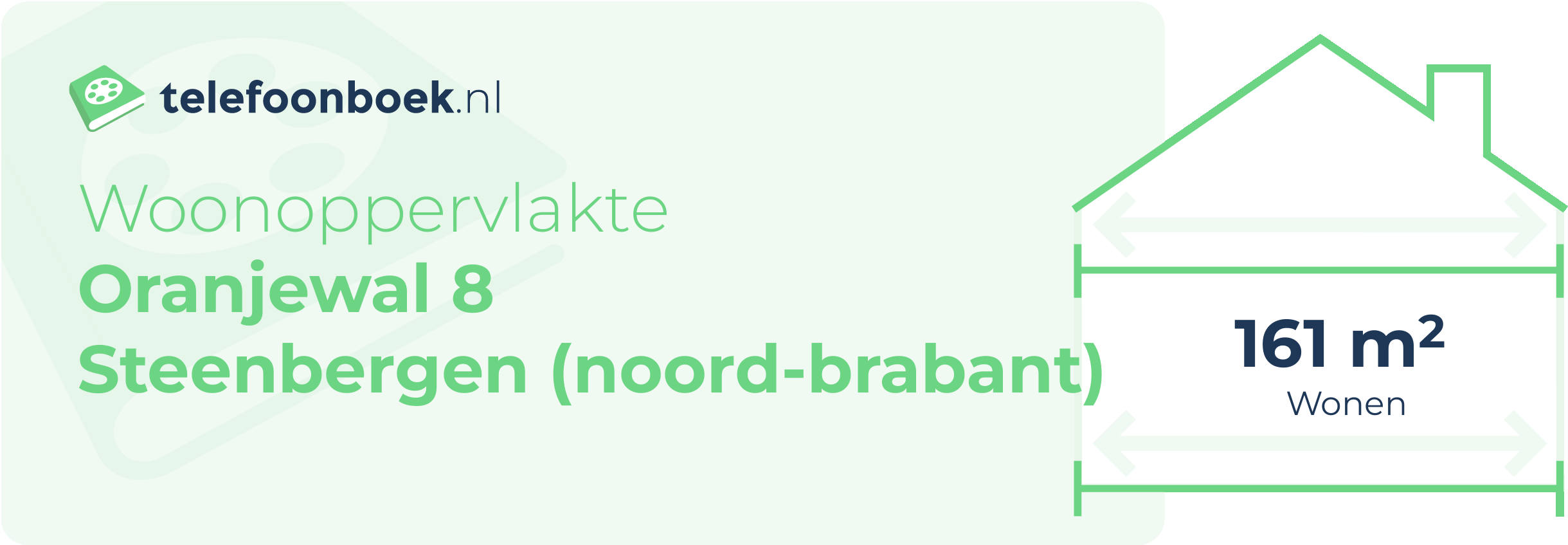 Woonoppervlakte Oranjewal 8 Steenbergen (Noord-Brabant)