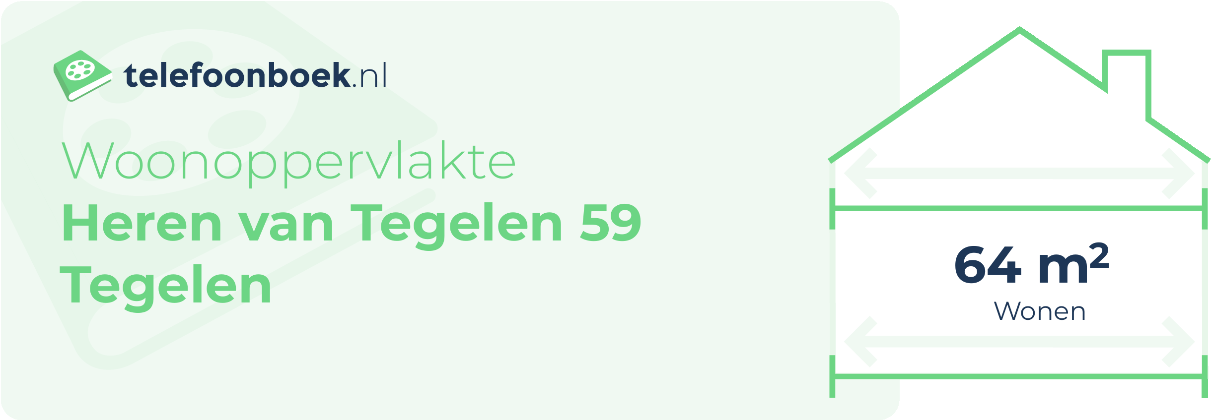 Woonoppervlakte Heren Van Tegelen 59 Tegelen