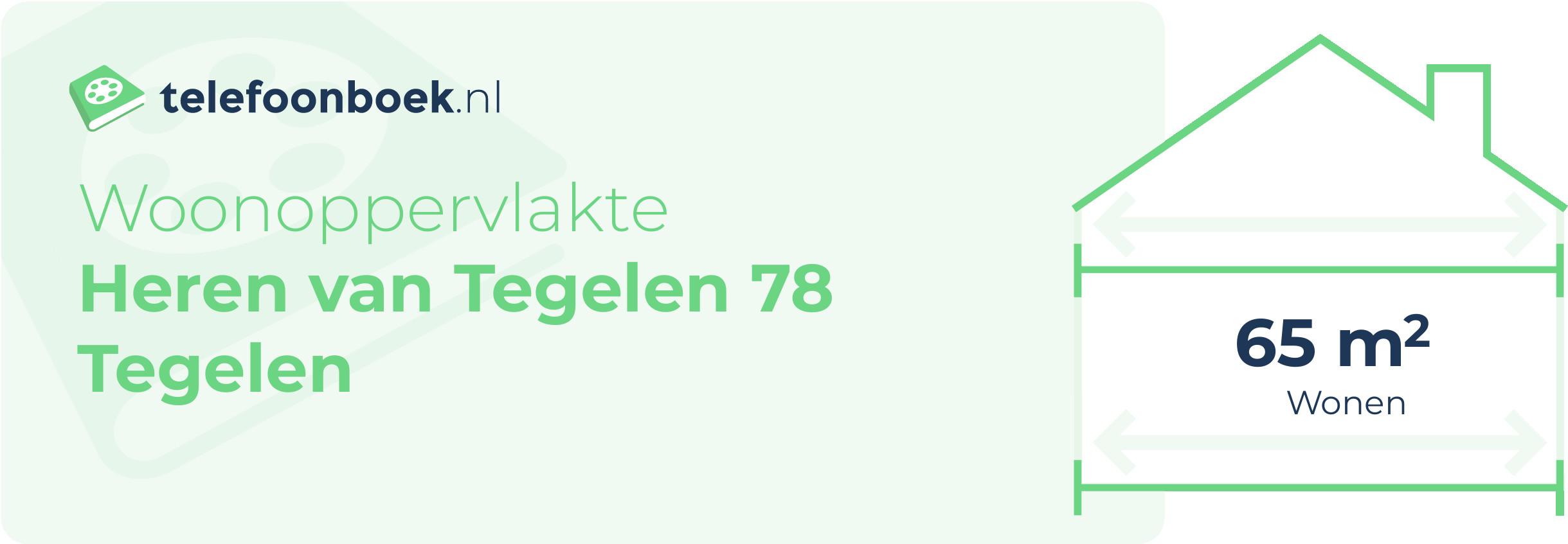 Woonoppervlakte Heren Van Tegelen 78 Tegelen