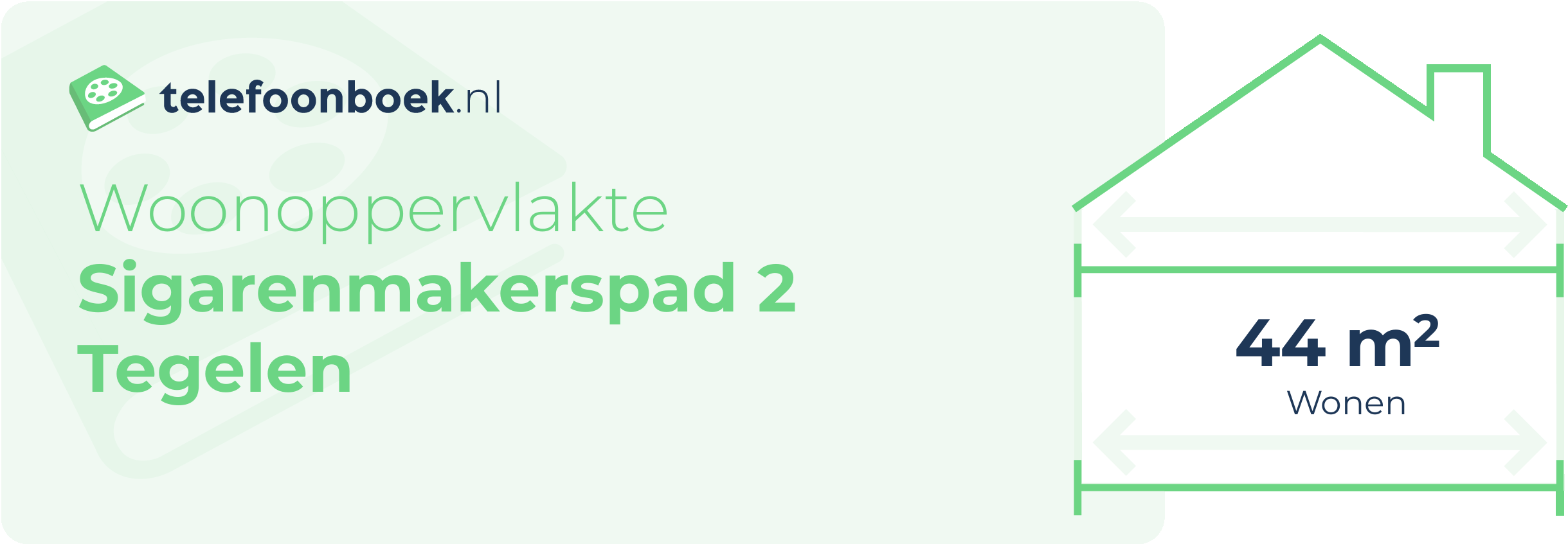 Woonoppervlakte Sigarenmakerspad 2 Tegelen