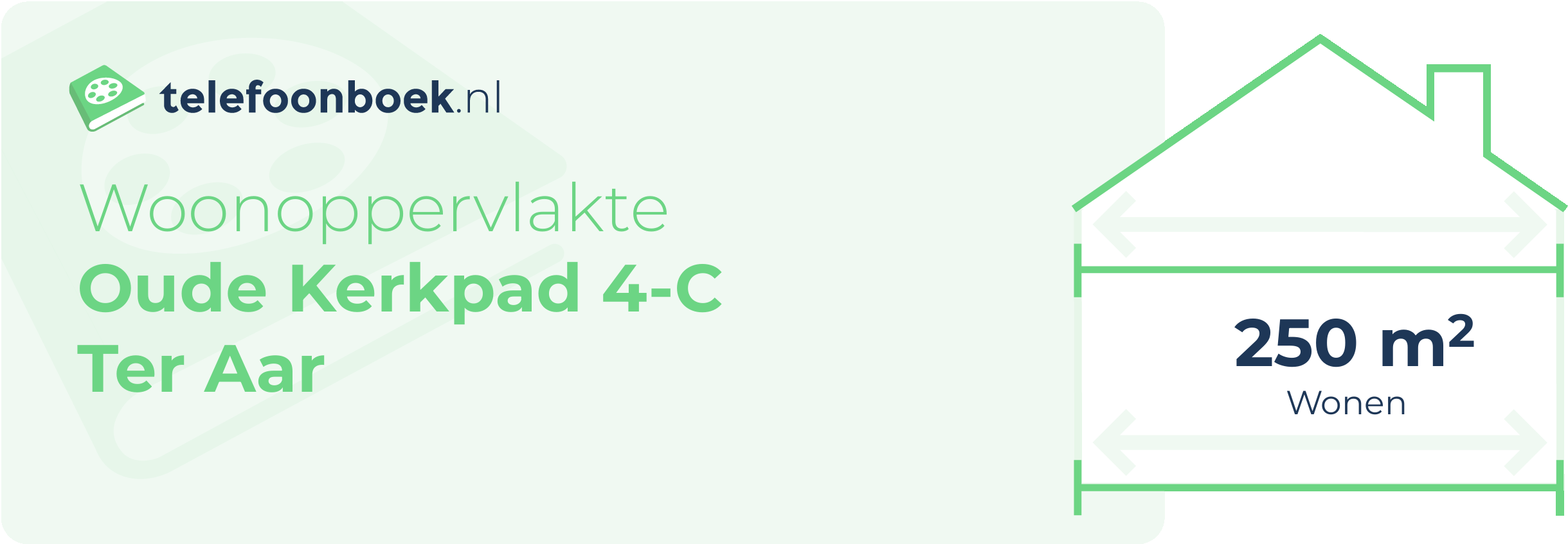 Woonoppervlakte Oude Kerkpad 4-C Ter Aar