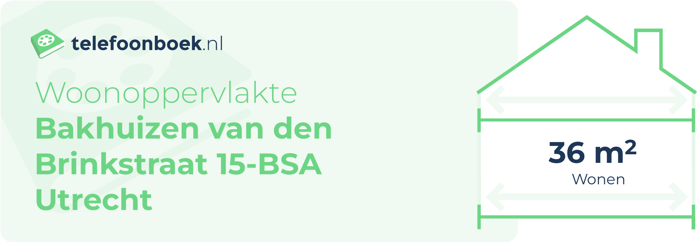 Woonoppervlakte Bakhuizen Van Den Brinkstraat 15-BSA Utrecht