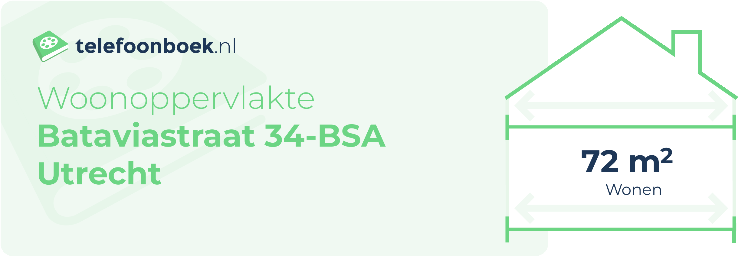 Woonoppervlakte Bataviastraat 34-BSA Utrecht