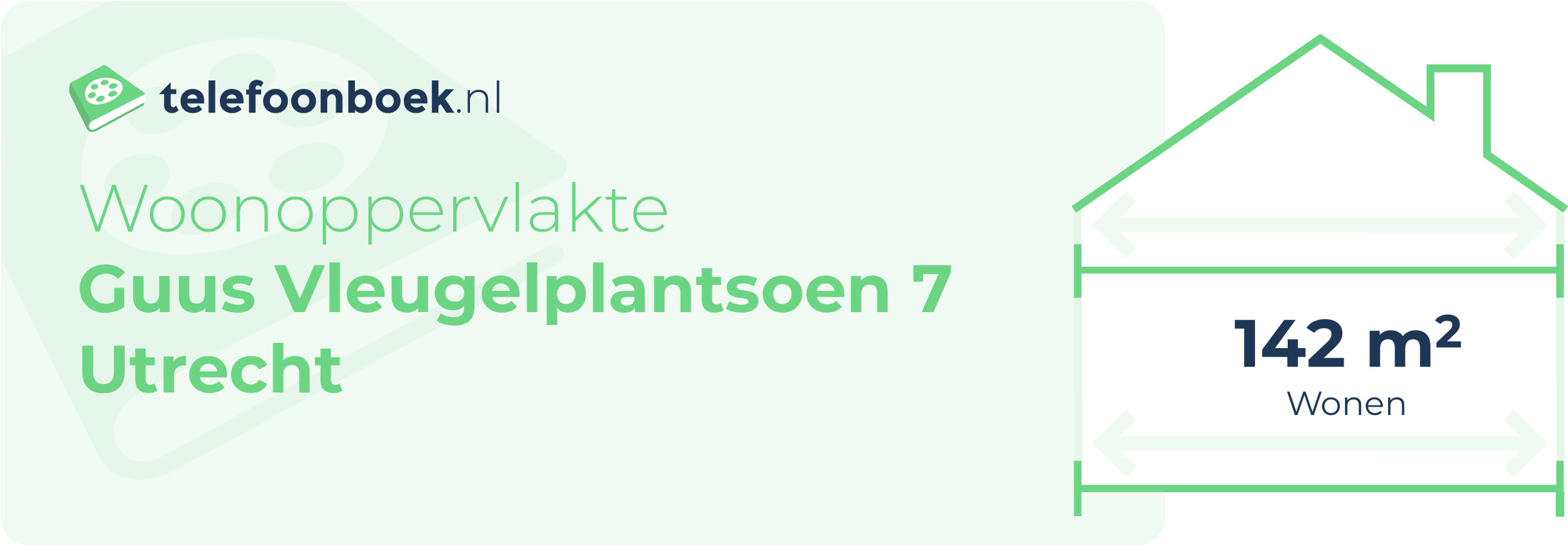 Woonoppervlakte Guus Vleugelplantsoen 7 Utrecht