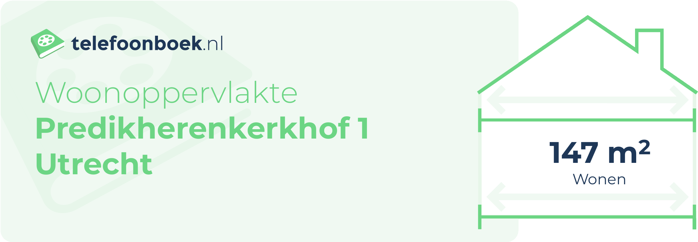 Woonoppervlakte Predikherenkerkhof 1 Utrecht