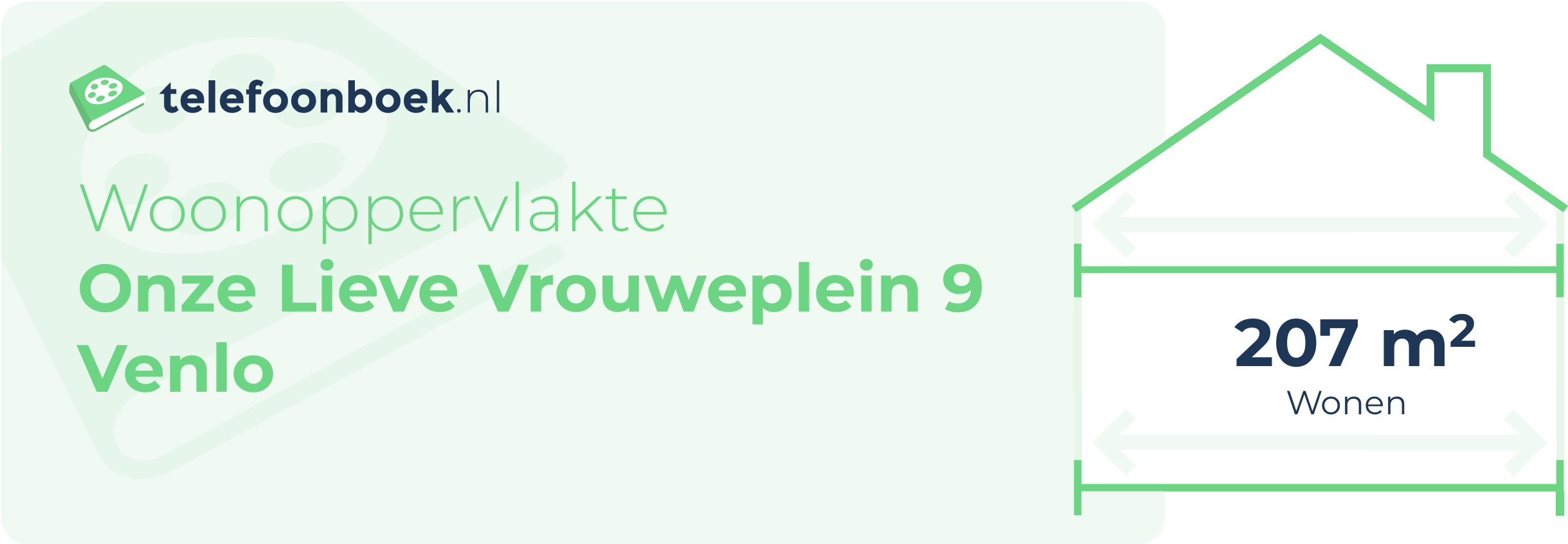 Woonoppervlakte Onze Lieve Vrouweplein 9 Venlo